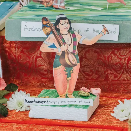 Keertanam — singing the glory of God.