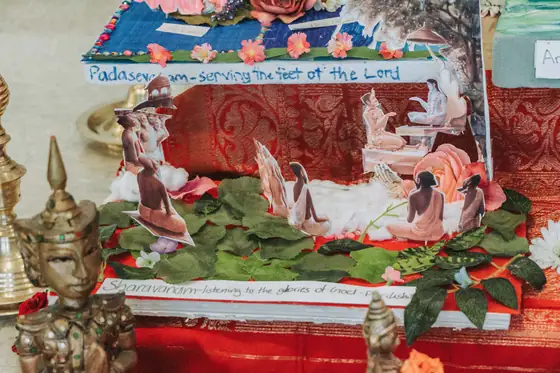 Padasevanam — serving the feet of the Lord.