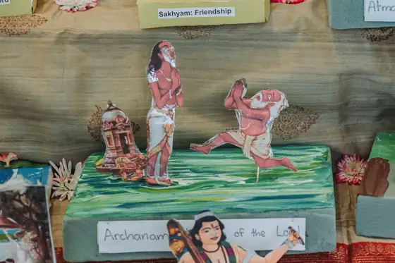 Archanam — worship of the Lord.