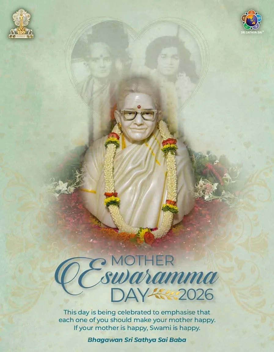 Mother Easwaramma Day 2026 commemorative poster